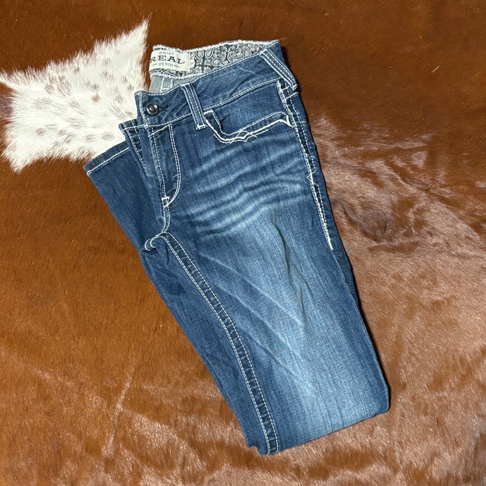 Ariat Women's Dark Blue Boot Cut Jeans